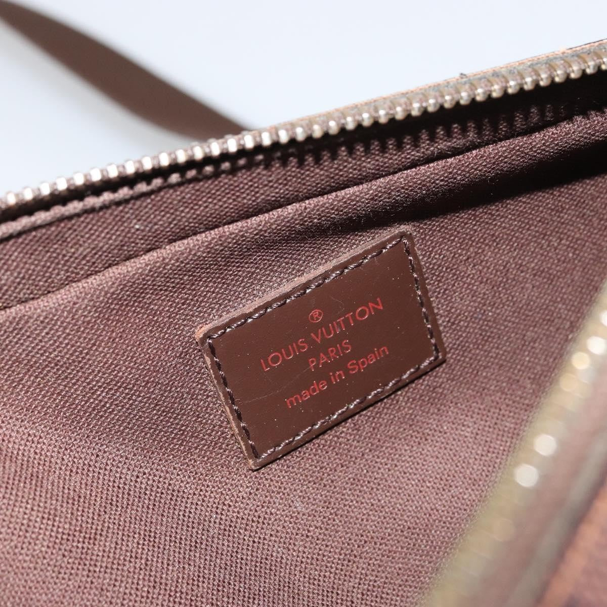 Louis Vuitton Geronimos Waist Bag Damier, BROWN, CANVAS, Clutche & pouche
