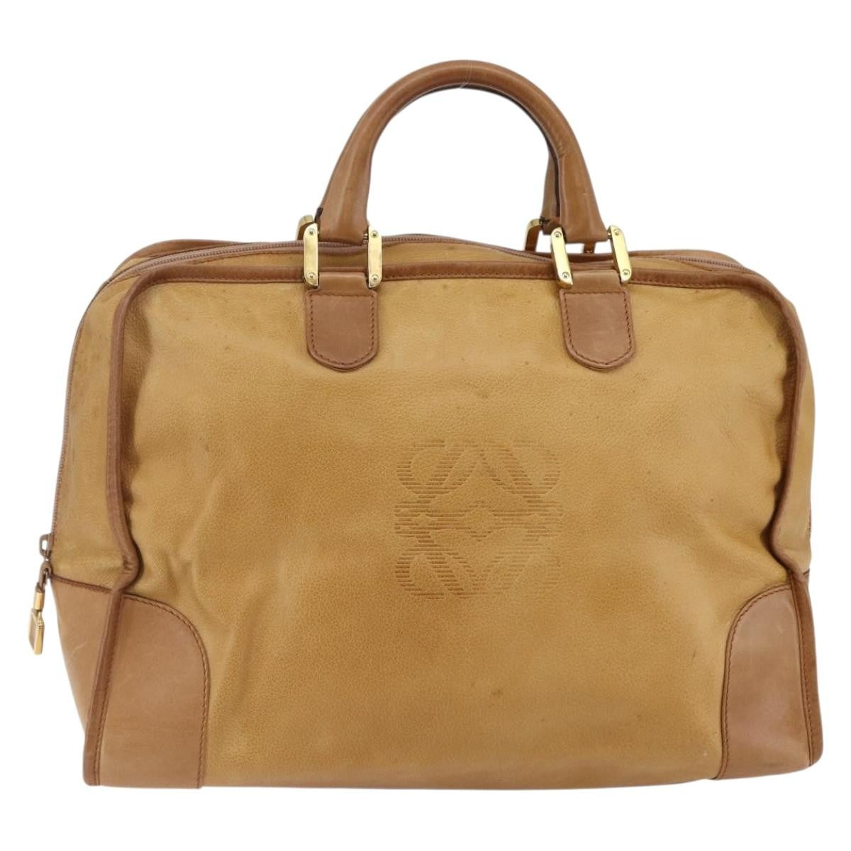 Loewe Amazona Bag Suede, BROWN, SUEDE, Handbag