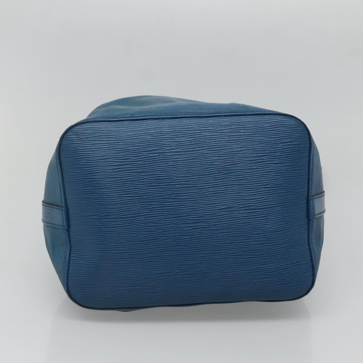 Louis Vuitton Petit Noe Handbag Epi Leather, BLUE, LEATHER, Handbag