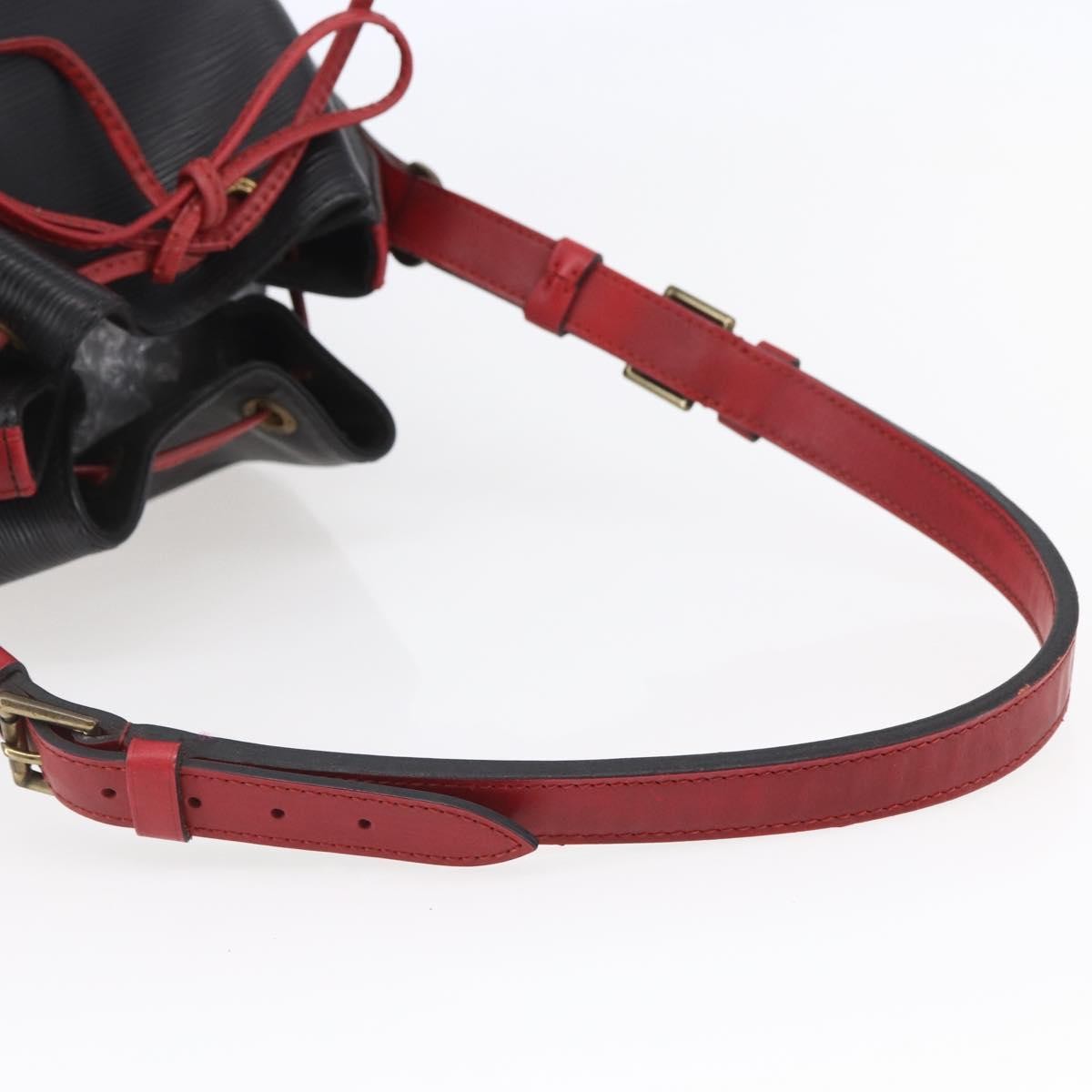 Louis Vuitton Bicolor Noe Handbag Epi Leather, BLACK, LEATHER, Handbag