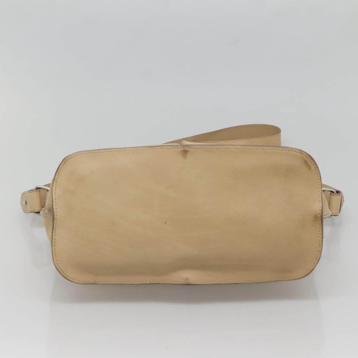Celine Handbag Leather, BEIGE, LEATHER, Handbag