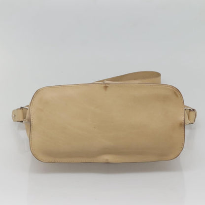 Celine Handbag Leather, BEIGE, LEATHER, Handbag