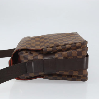 Louis Vuitton Naviglio Handbag Damier, BROWN, CANVAS, Shoulder bag