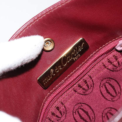 cartier Must de Cartier Shoulder Bag Leather, BURGUNDY, LEATHER, Shoulder bag