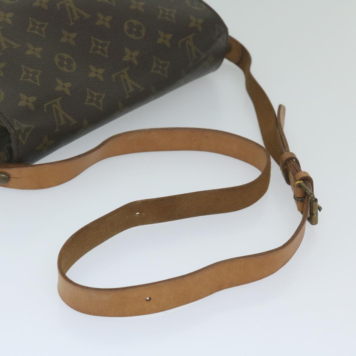 Louis Vuitton Cartouchiere Handbag Monogram Canvas, BROWN, CANVAS, Handbag