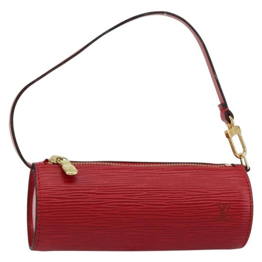 Louis Vuitton Soufflot Pochette Epi Leather, Red, Leather, Clutch