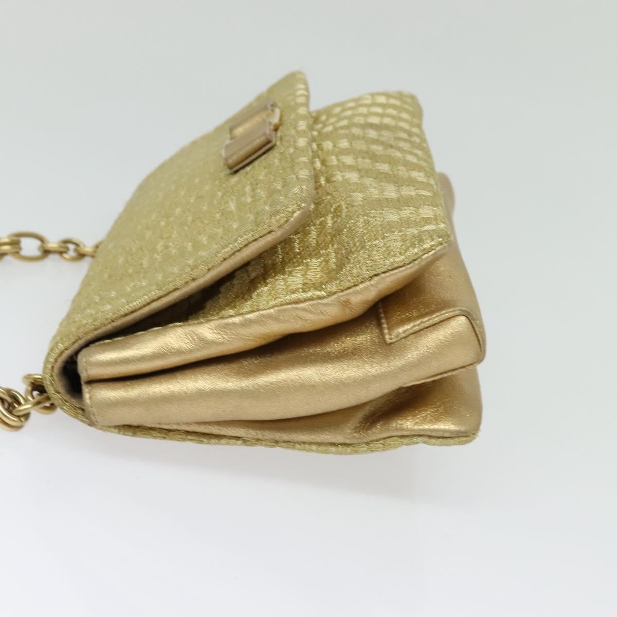 Salvatore Ferragamo Vala Shoulder Bag Leather, GOLD, LEATHER, Shoulder bag