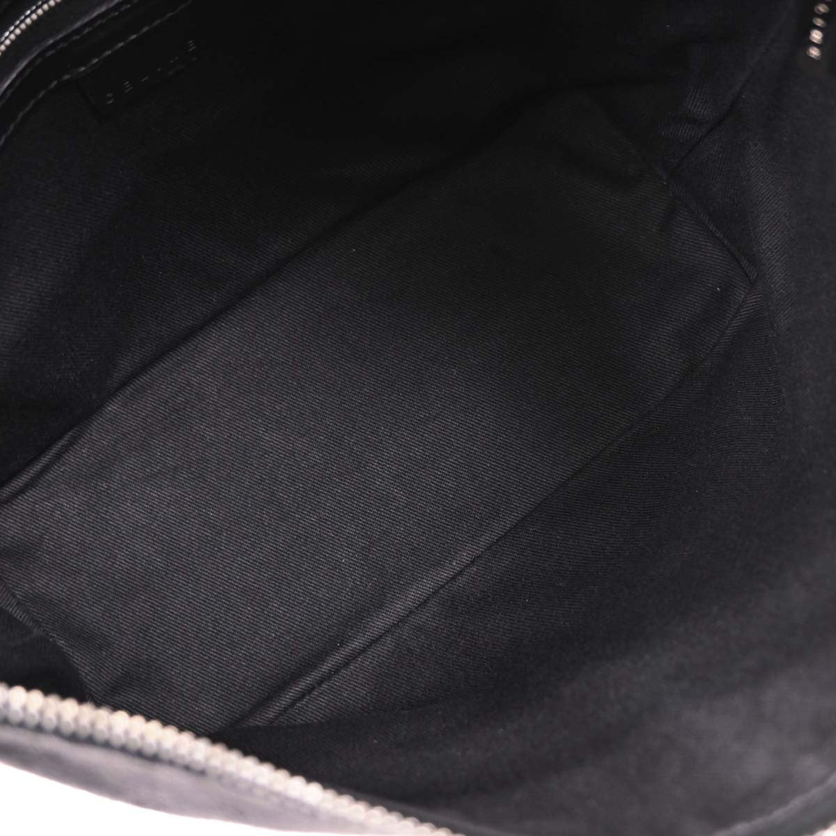 Celine C Macadam Handbag Canvas, BLACK, CANVAS, Handbag