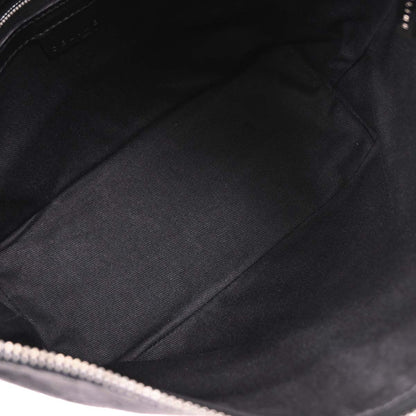 Celine C Macadam Handbag Canvas, BLACK, CANVAS, Handbag