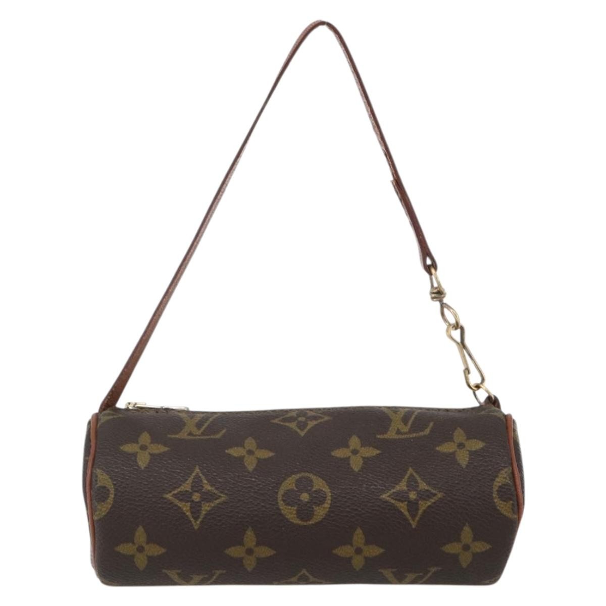 Louis Vuitton Papillon Pochette Monogram Canvas, BROWN, CANVAS, Clutche & pouche