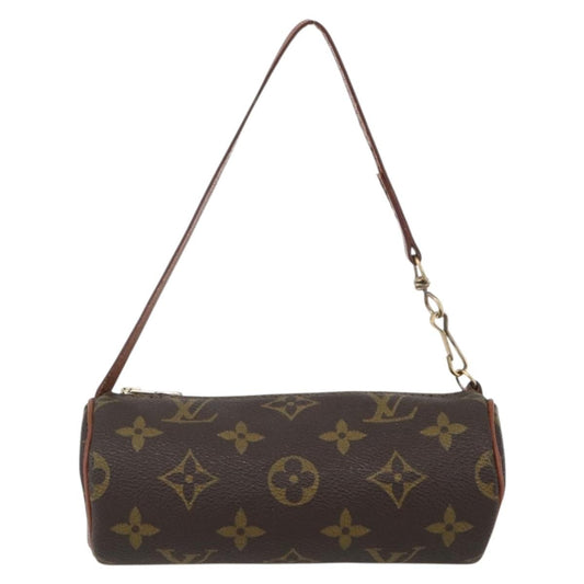 Louis Vuitton Papillon Pochette Monogram Canvas, BROWN, CANVAS, Clutche & pouche