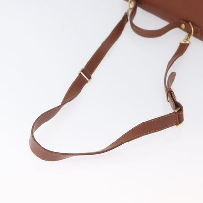 Gucci Vintage Handbag Leather, BROWN, LEATHER, Handbag