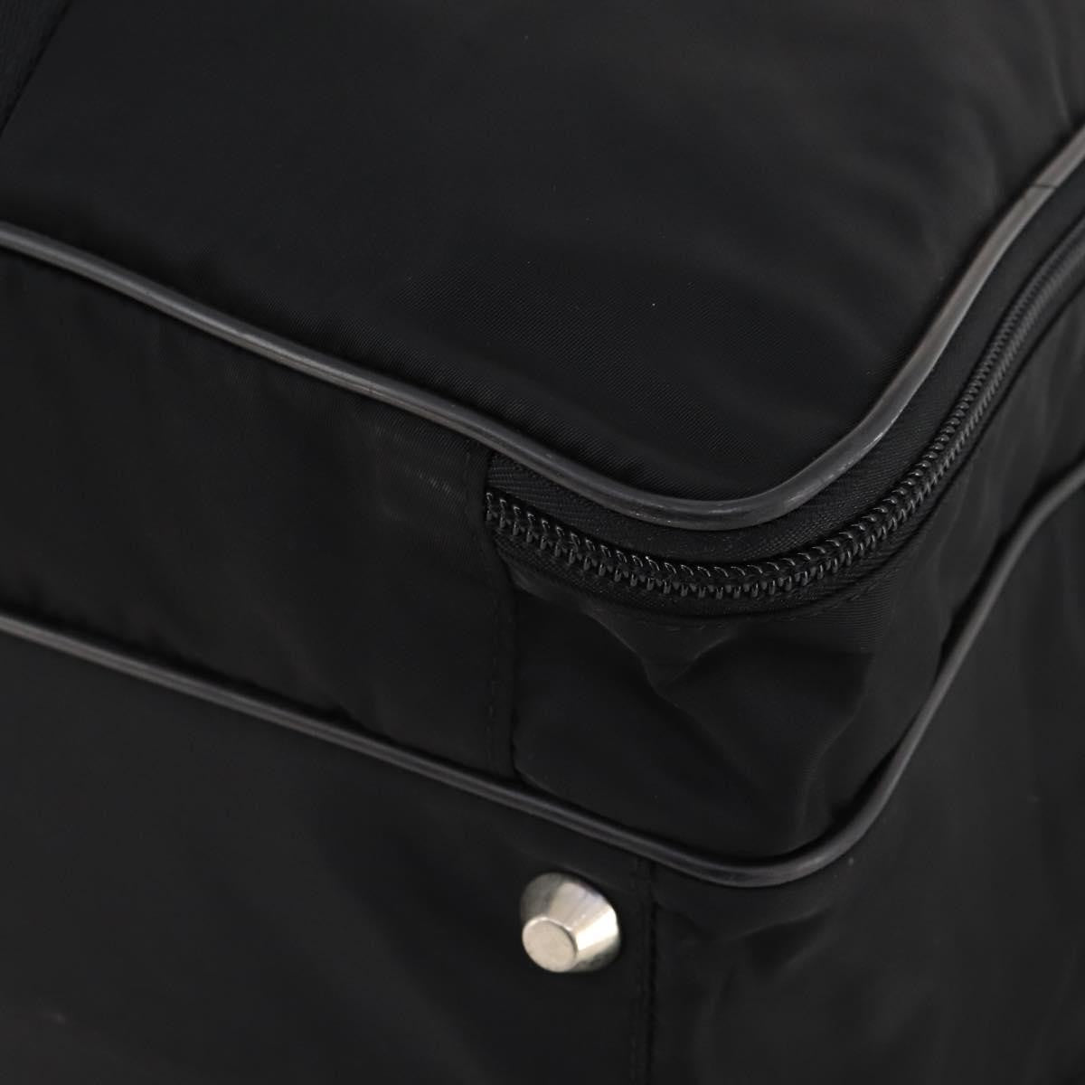 Prada Vintage Boston Bag Nylon, Black, Nylon, Travel Bag