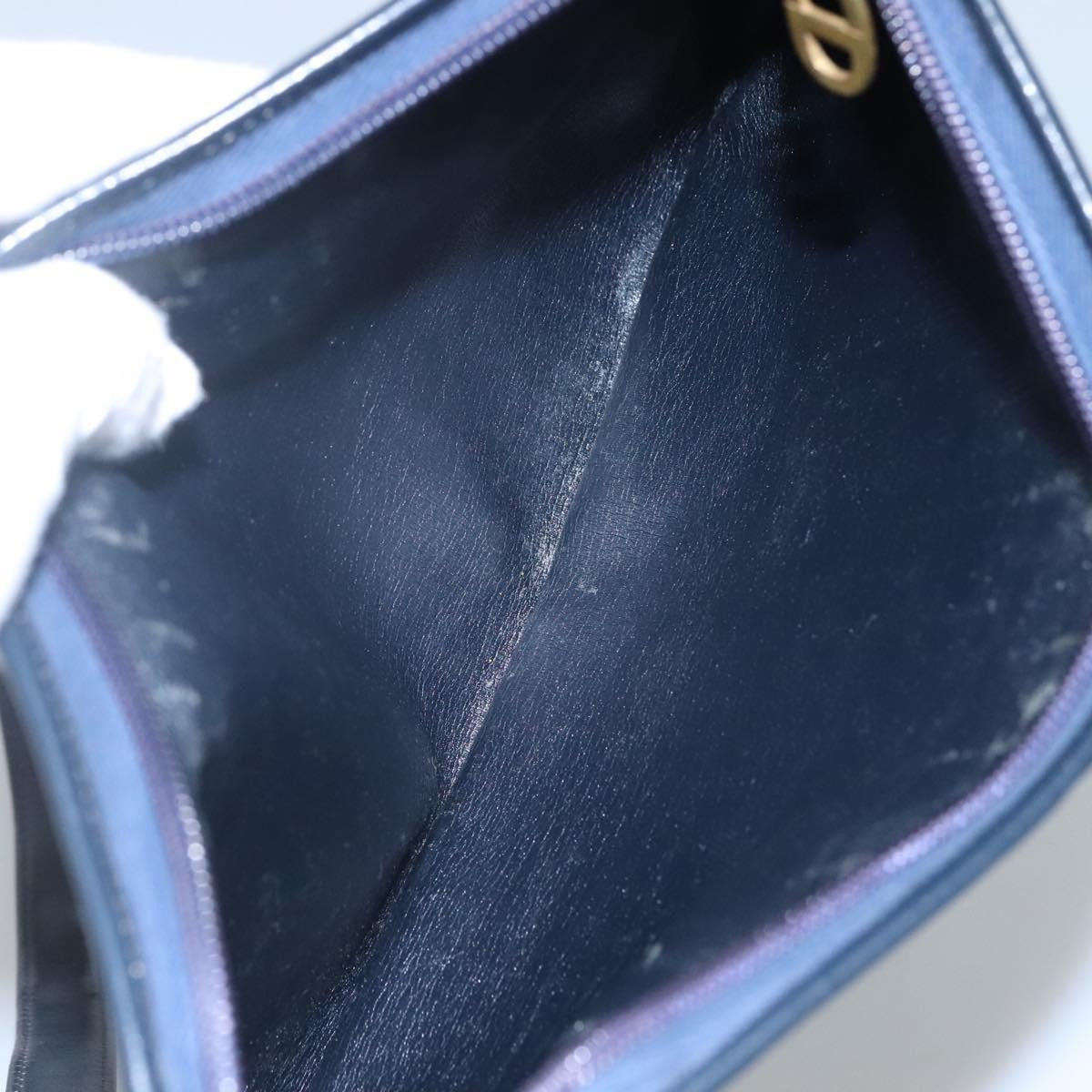 Christian Dior Vintage CD trotter Shoulder bag Canvas, NAVY, CANVAS, Shoulder bag