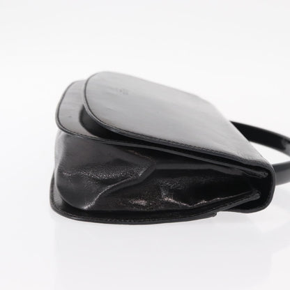 Prada Vintage Handbag Leather, BLACK, LEATHER, Handbag