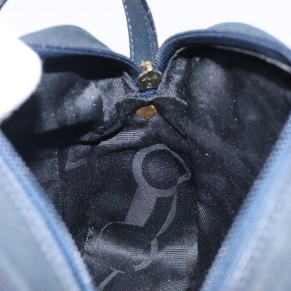 Salvatore Ferragamo Vala Shoulder Bag Suede, NAVY, SUEDE, Shoulder bag