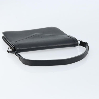 Saint Laurent Vintage Handbag Leather, BLACK, LEATHER, Handbag