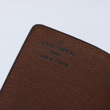Louis Vuitton Porte Cartes Pression Card Case Monogram Canvas, BROWN, CANVAS, Card Holders