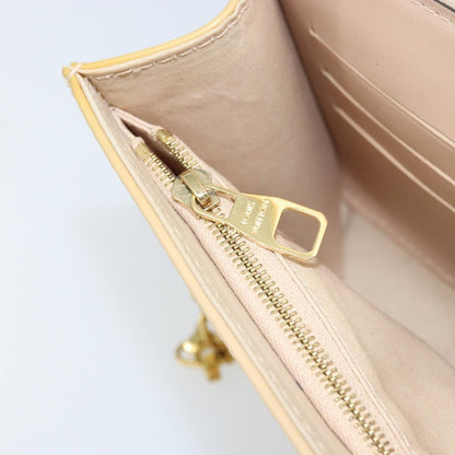 Louis Vuitton Ana Bag Monogram Vernis, YELLOW, PATENT_LEATHER, Clutche & pouche