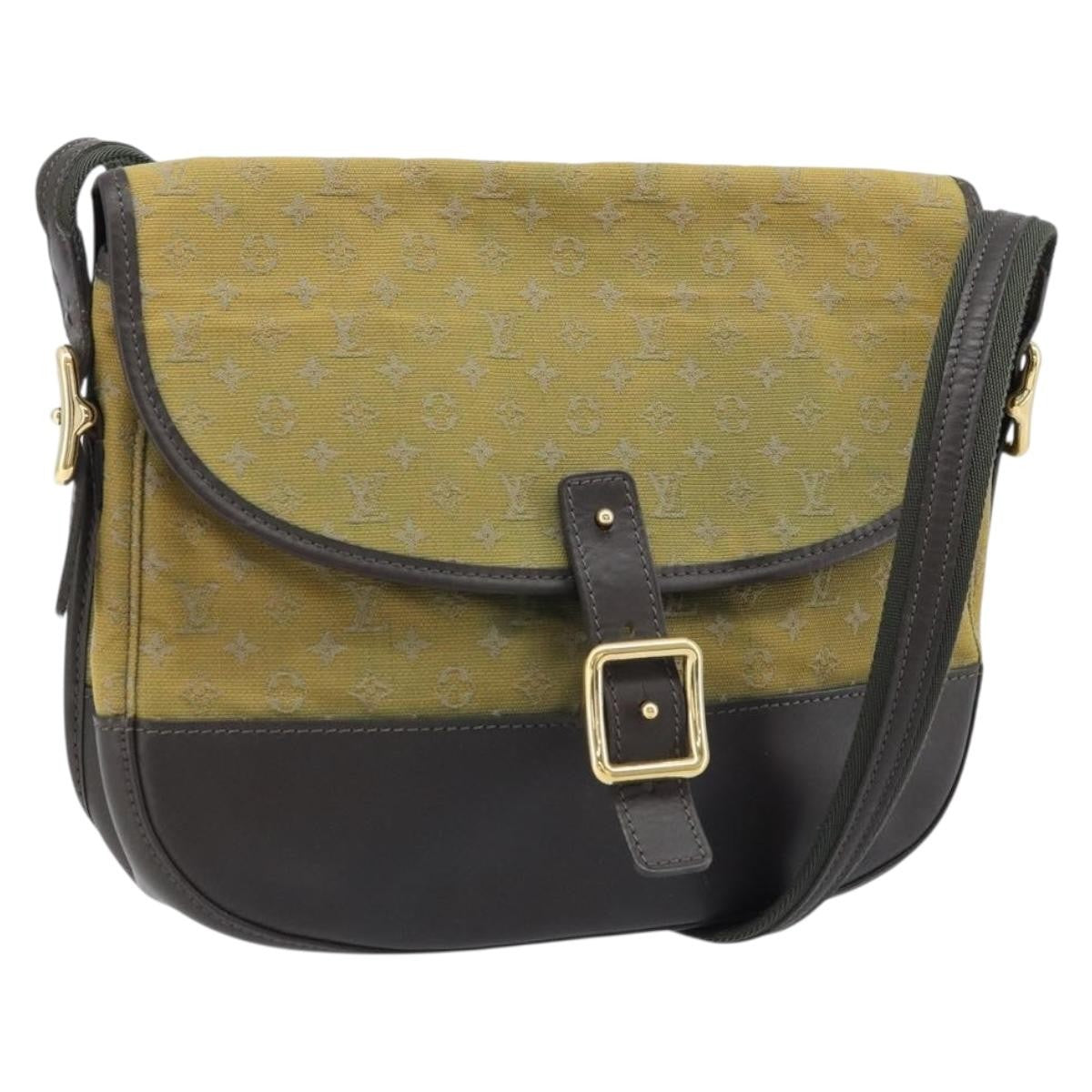 Louis Vuitton Marjorie Handbag Mini Lin, KHAKI, CANVAS, Shoulder bag