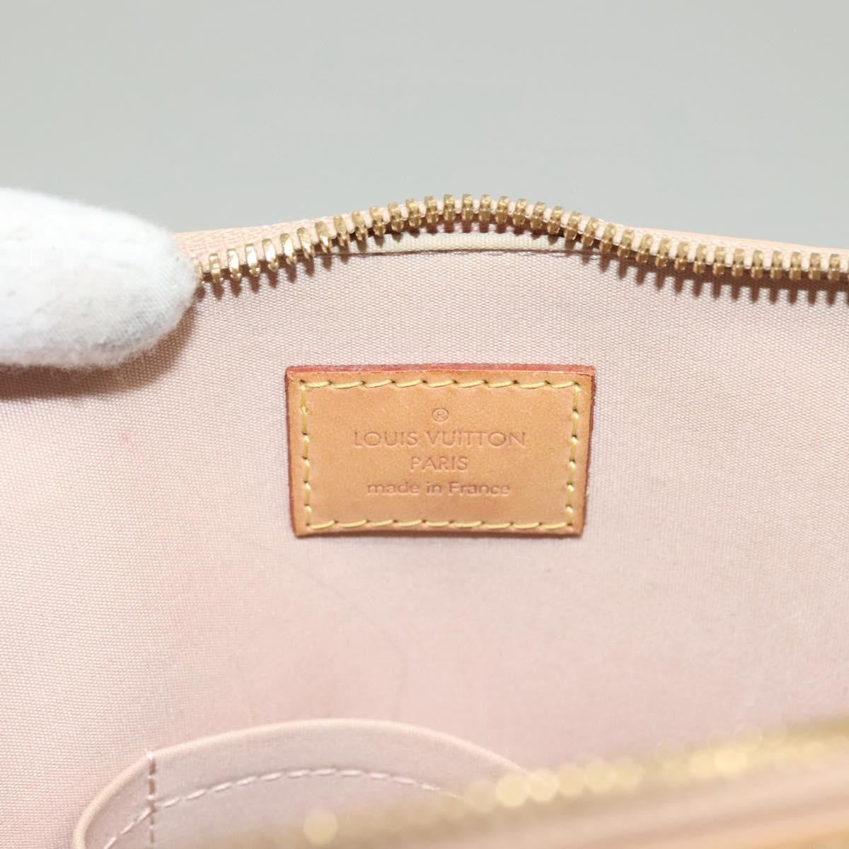 Louis Vuitton Alma Handbag Monogram Vernis, BEIGE, PATENT_LEATHER, Handbag