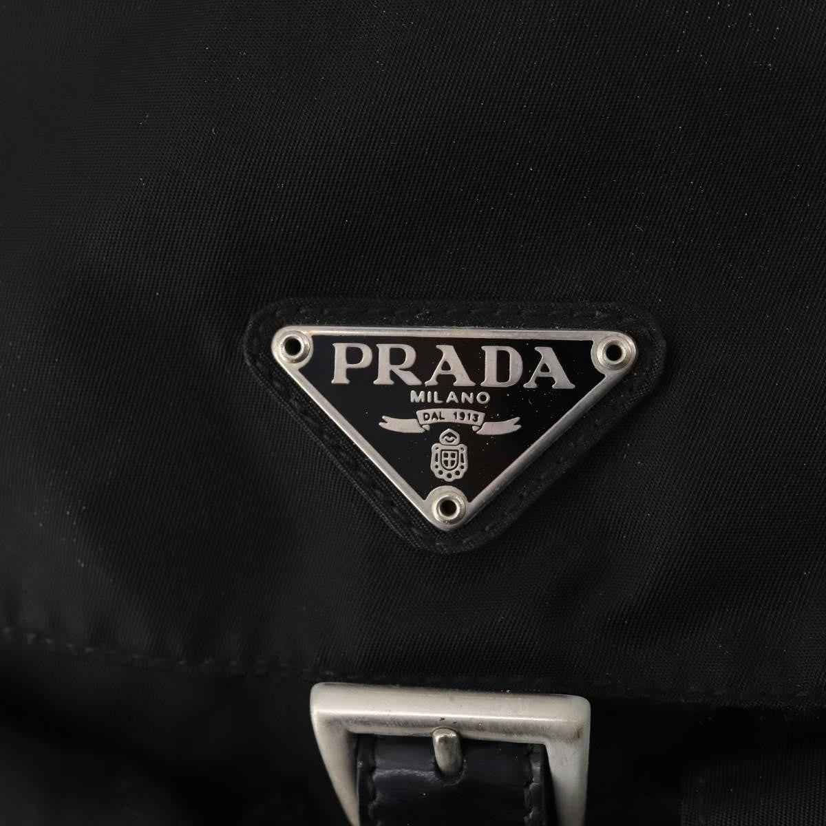 Prada Sac à dos Re-nylon nylon, BLACK, NYLON, Backpack