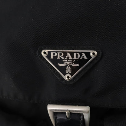 Prada Sac à dos Re-nylon nylon, BLACK, NYLON, Backpack