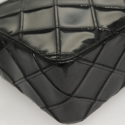 Chanel Vintage Shoulder Bag Patent leather, BLACK, PATENT_LEATHER, Shoulder bag