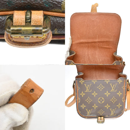 Louis Vuitton Cartouchiere Handbag Monogram Canvas, BROWN, CANVAS, Handbag