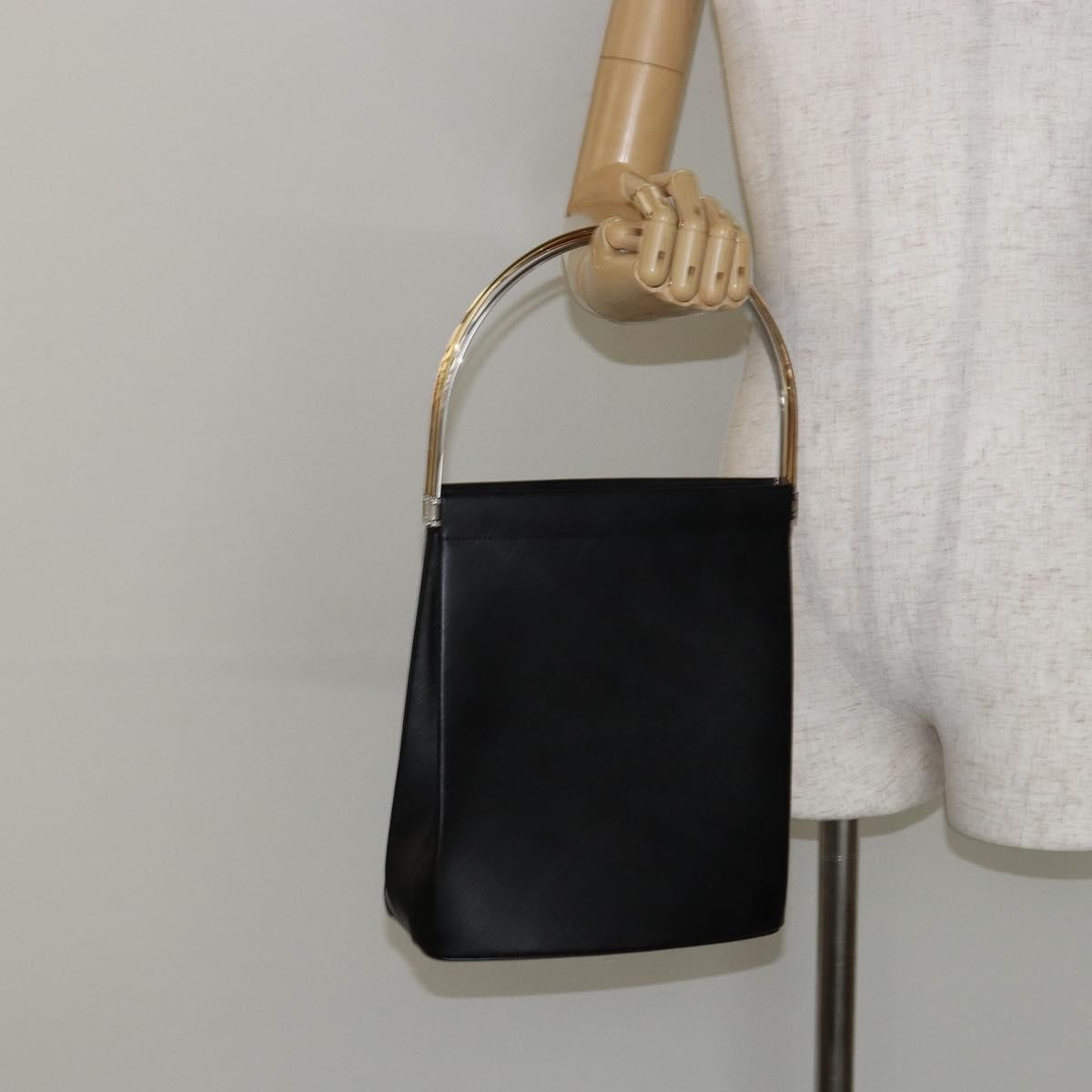 cartier Trinity Hand bag Leather, BLACK, LEATHER, Handbag
