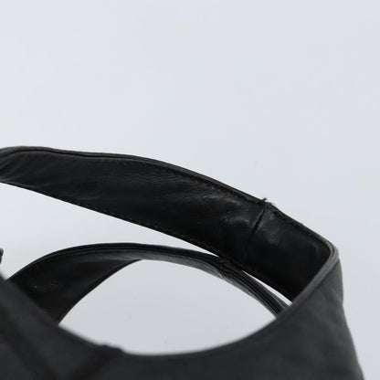 Chanel Square Stitch Tassel Hobo Quilted Leather, BLACK, LEATHER, Handbag