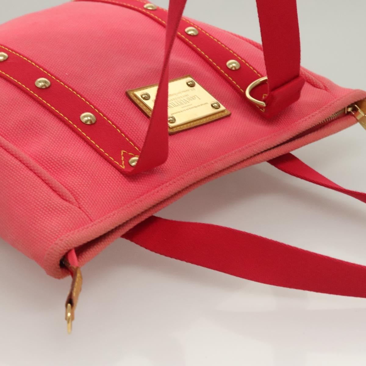 Louis Vuitton Antigua Tote Canvas, PINK, CANVAS, Tote bag