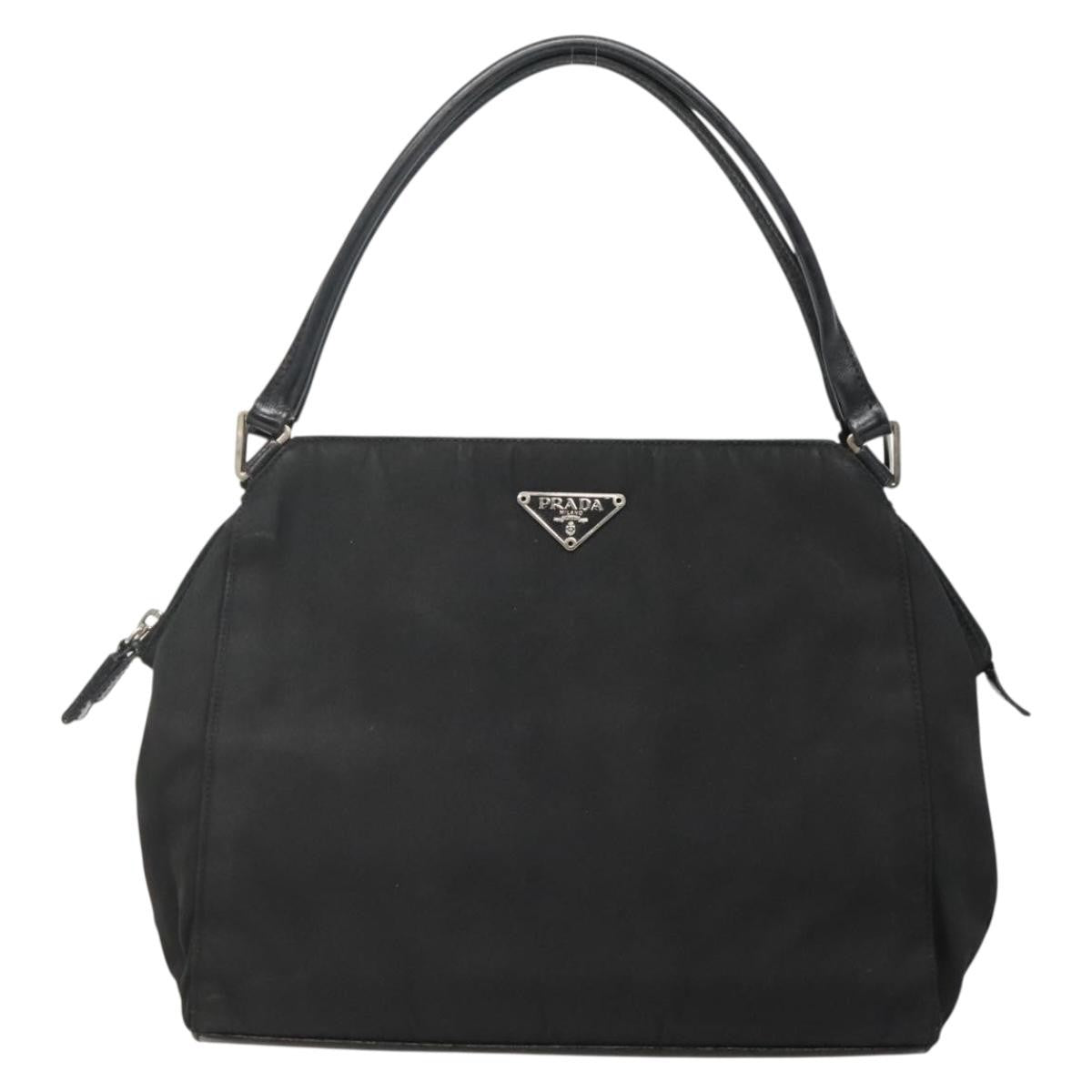 Prada Vintage Handbag Tessuto, BLACK, NYLON, Handbag