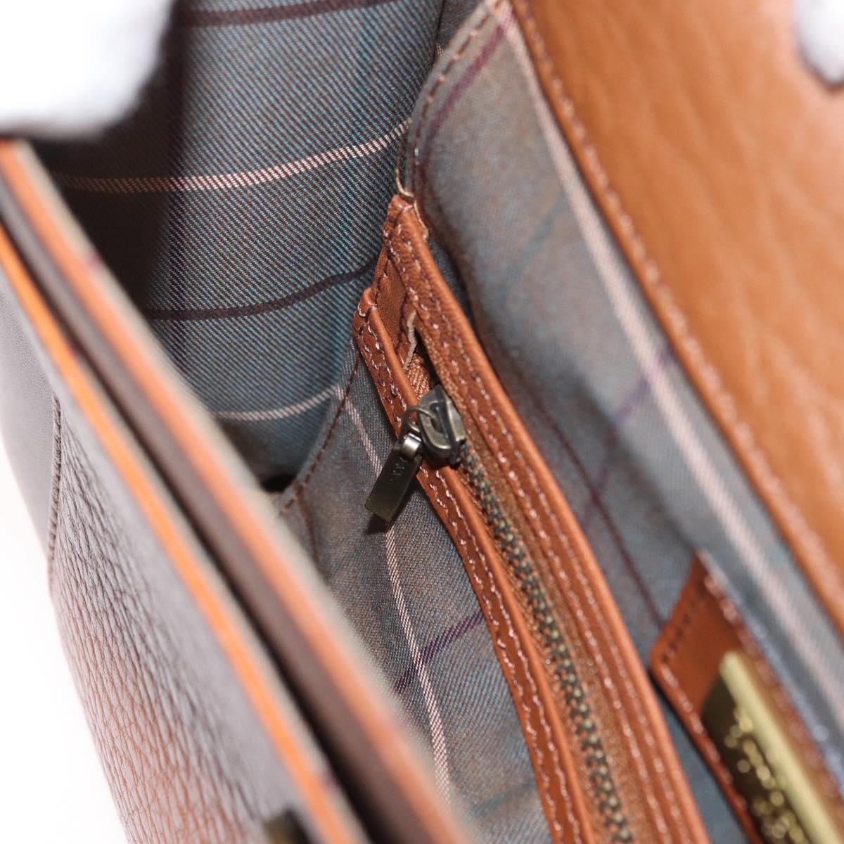 Burberry Vintage Shoulder Bag Leather, BROWN, LEATHER, Shoulder bag