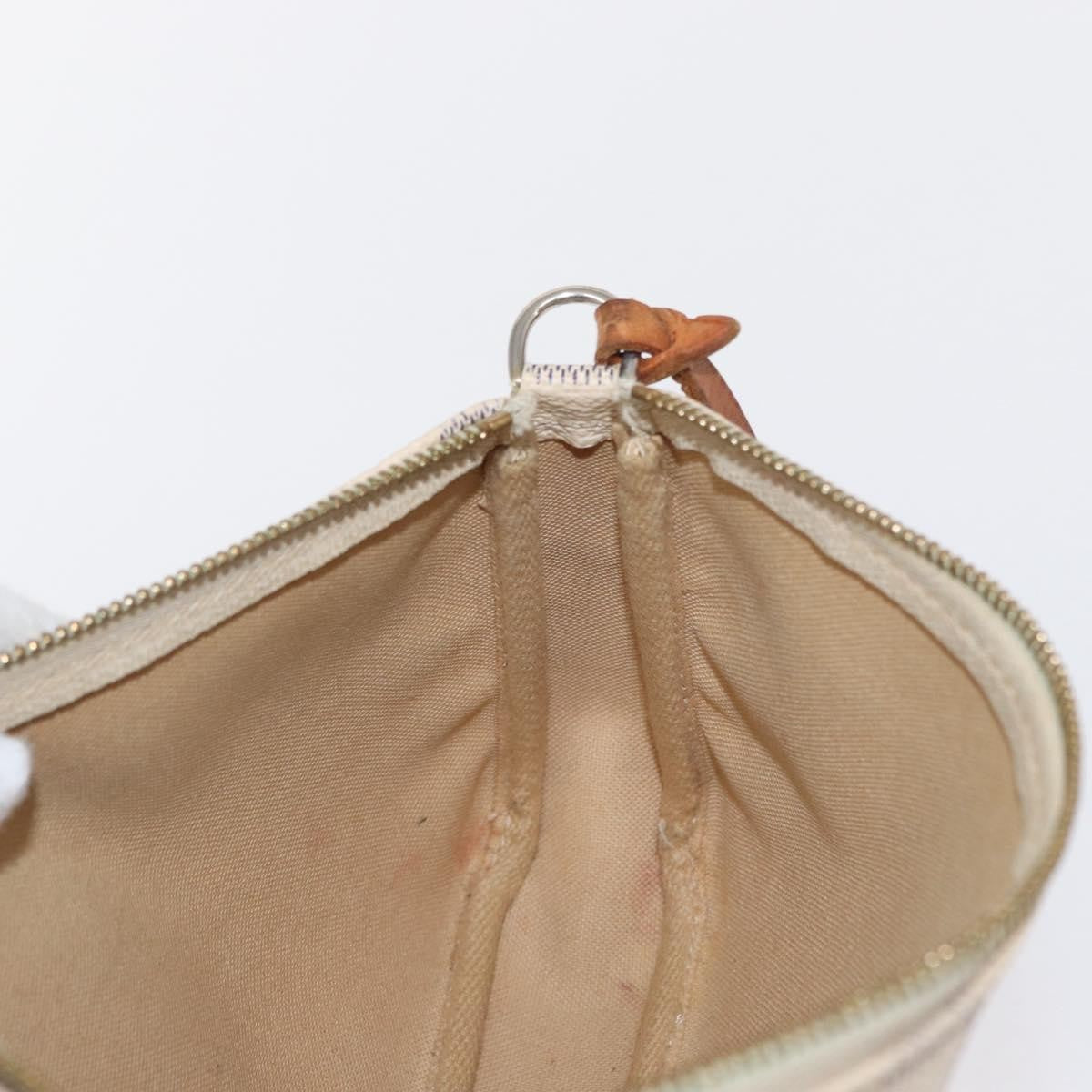 Louis Vuitton Pochette Accessoires NM Damier, BEIGE, CANVAS, Clutche & pouche