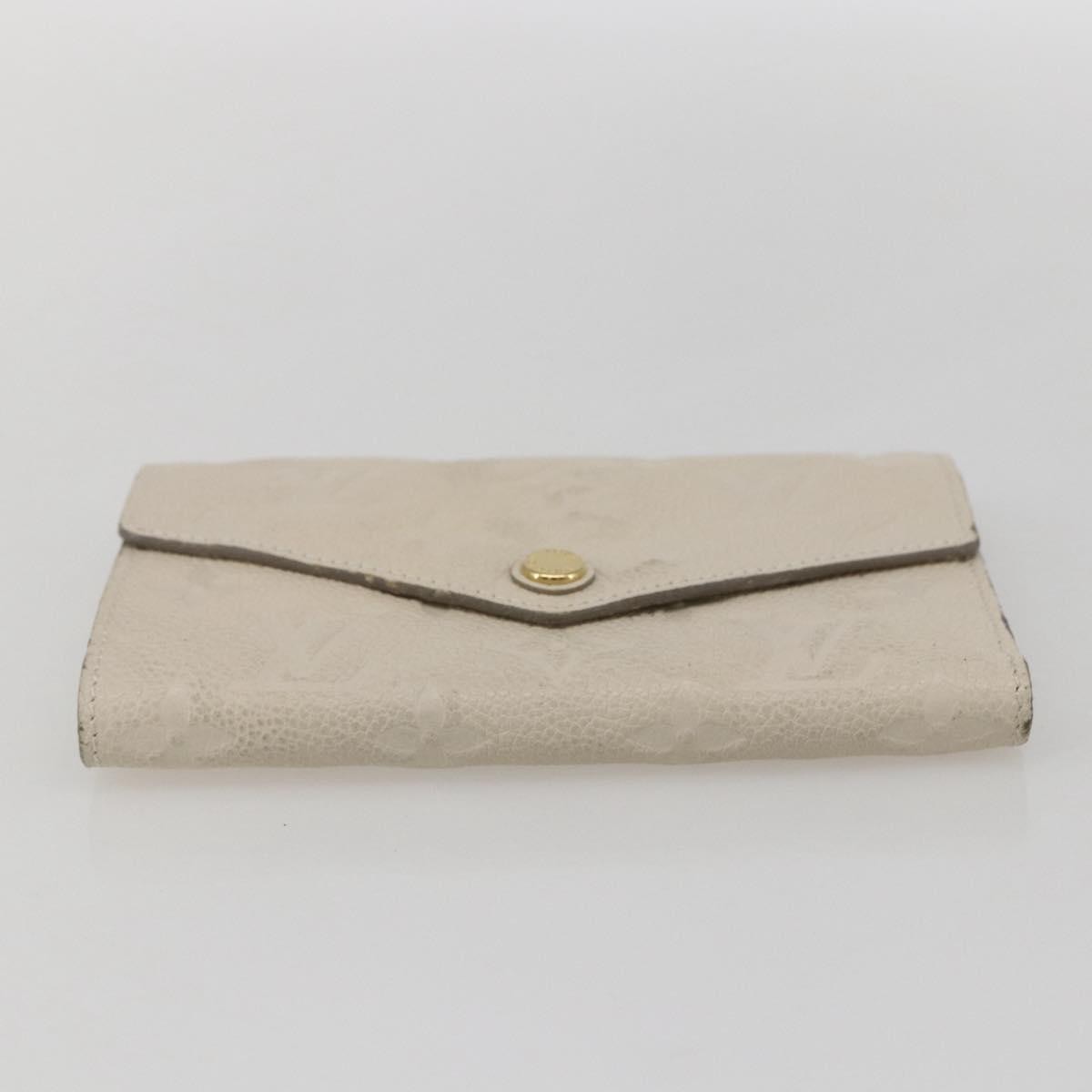 Louis Vuitton Zoe Wallet Monogram Empreinte Leather, BEIGE, LEATHER, Wallets