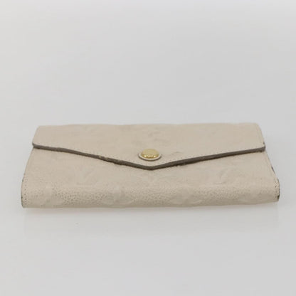 Louis Vuitton Zoe Wallet Monogram Empreinte Leather, BEIGE, LEATHER, Wallets