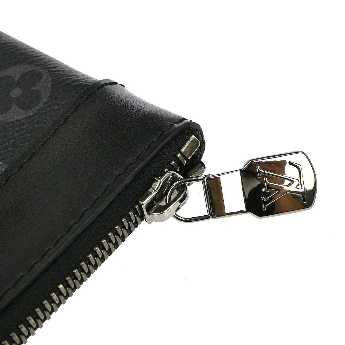 Louis Vuitton Discovery Pochette Monogram Eclipse Canvas, BLACK, CANVAS, Clutche & pouche