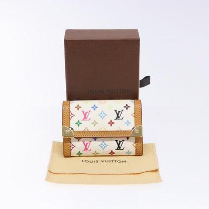 Louis Vuitton Porte-Monnaie Plat Coin Purse Monogram Multicolor, MULTICOLOUR, CANVAS, Wallets