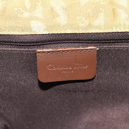 Christian Dior Vintage Trotter Open Tote Diorissimo Canvas, YELLOW, CANVAS, Tote bag