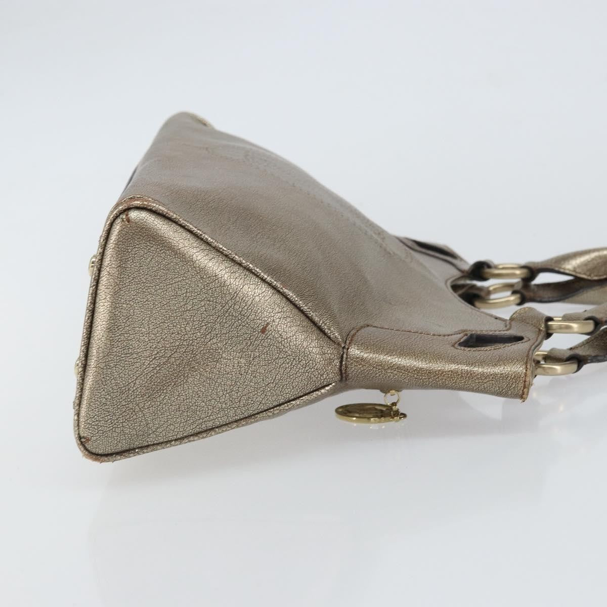 cartier Marcello Handbag Leather, GOLD, LEATHER, Tote bag