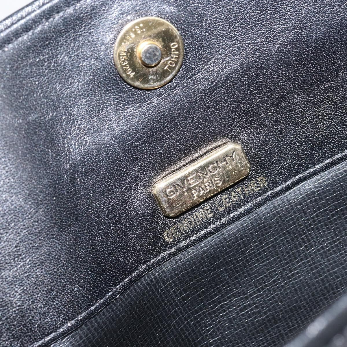 Givenchy 4G pouch Leather, BLACK, LEATHER, Clutche & pouche