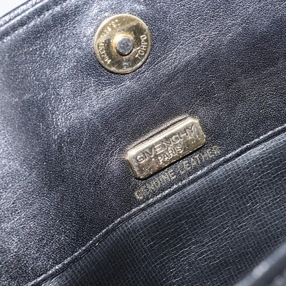 Givenchy 4G pouch Leather, BLACK, LEATHER, Clutche & pouche