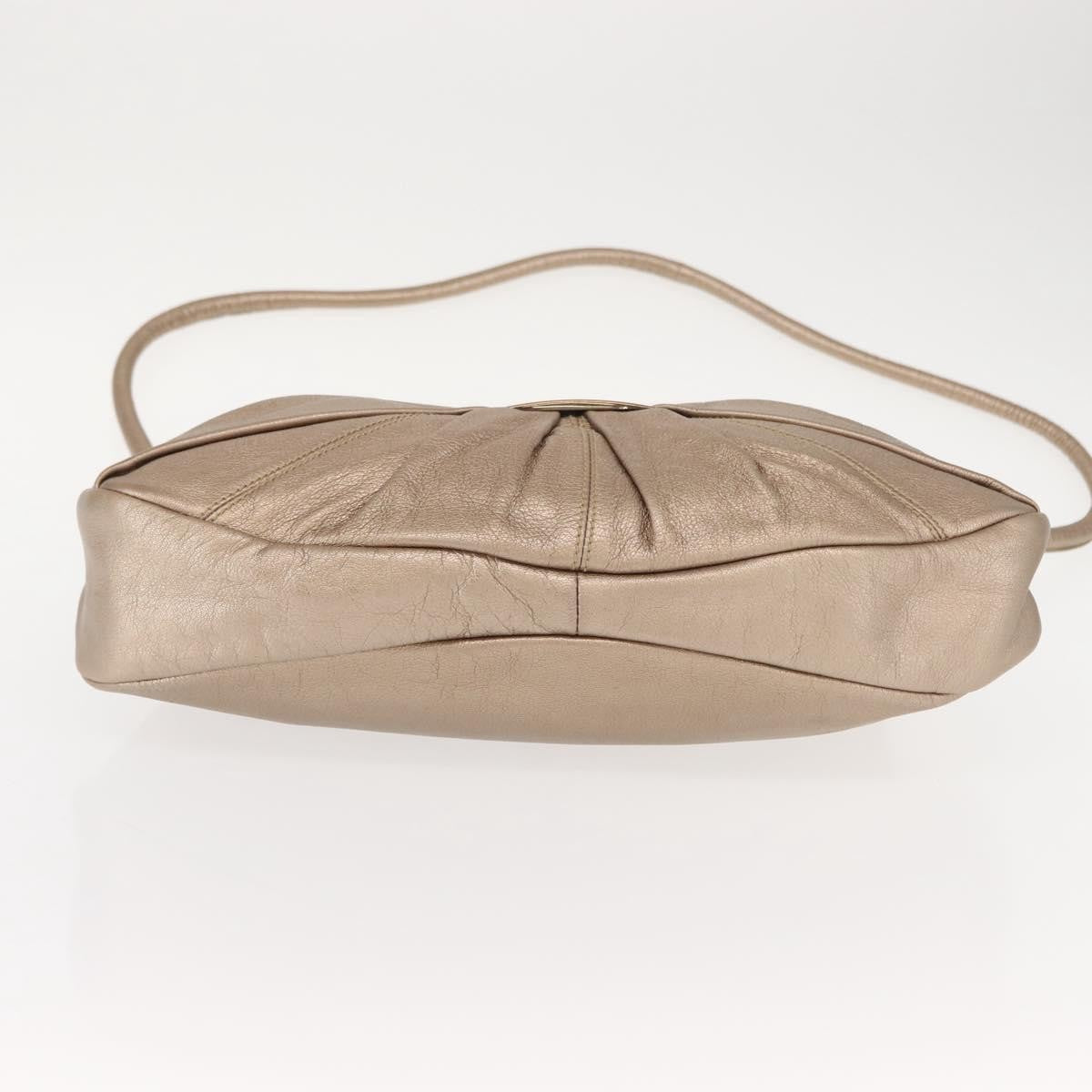 Salvatore Ferragamo Miss Vara Hobo Leather, GOLD, LEATHER, Handbag