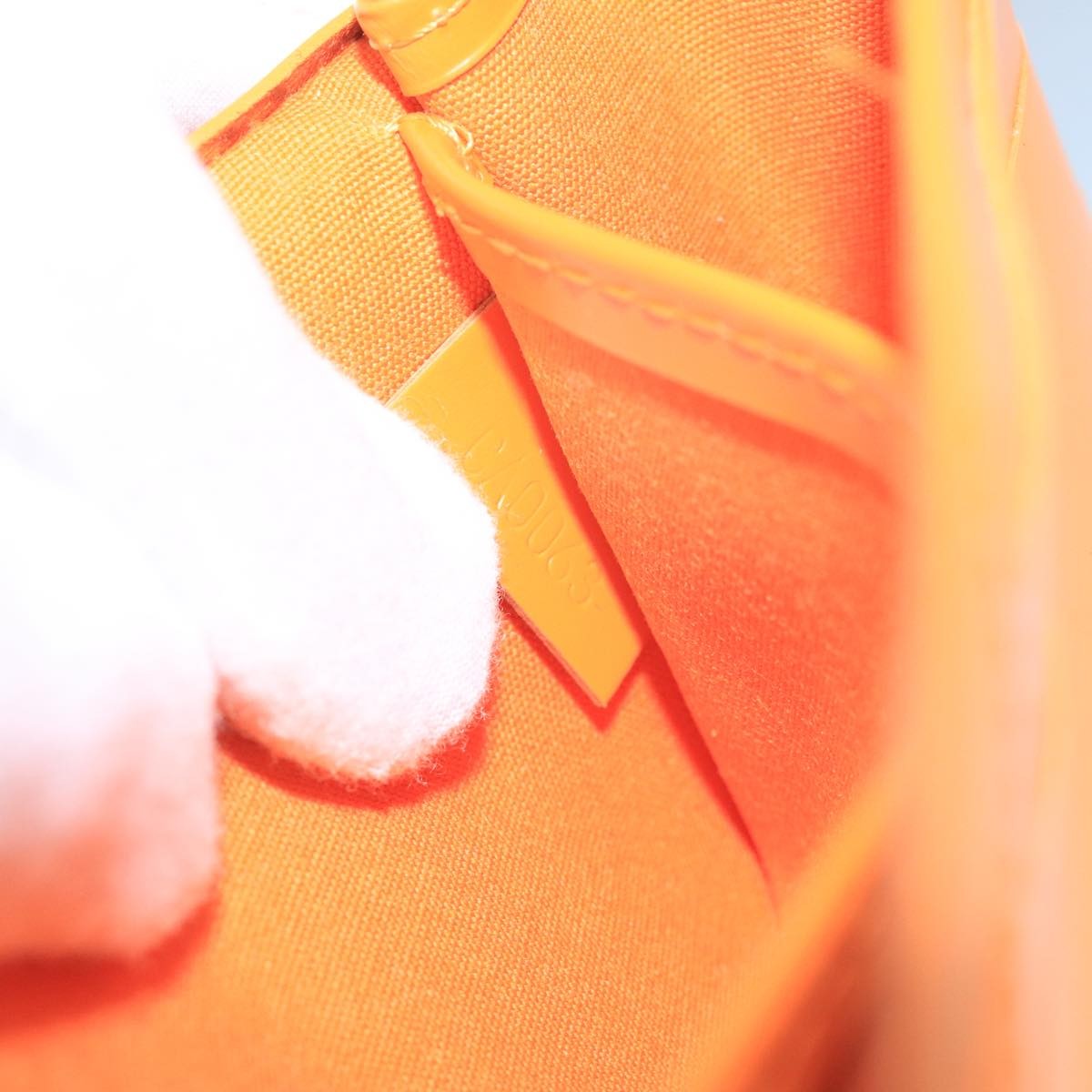 Louis Vuitton Honfleur Handbag Epi Leather, ORANGE, LEATHER, Shoulder bag