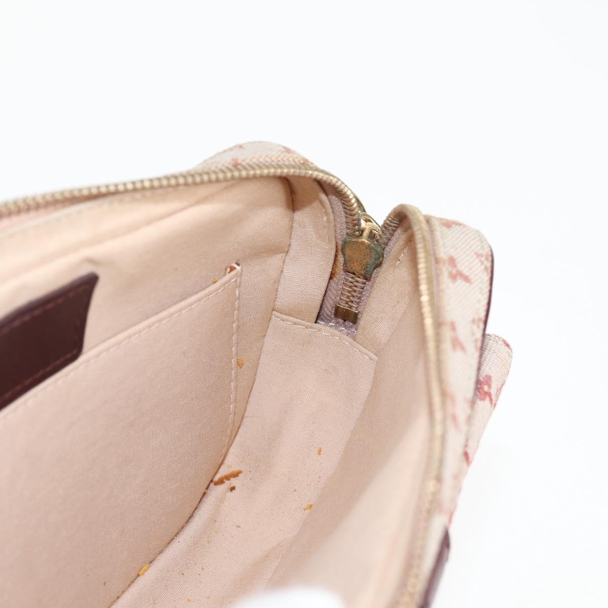 Louis Vuitton Juliette Crossbody Bag Mini Lin, RED, CANVAS, Shoulder bag