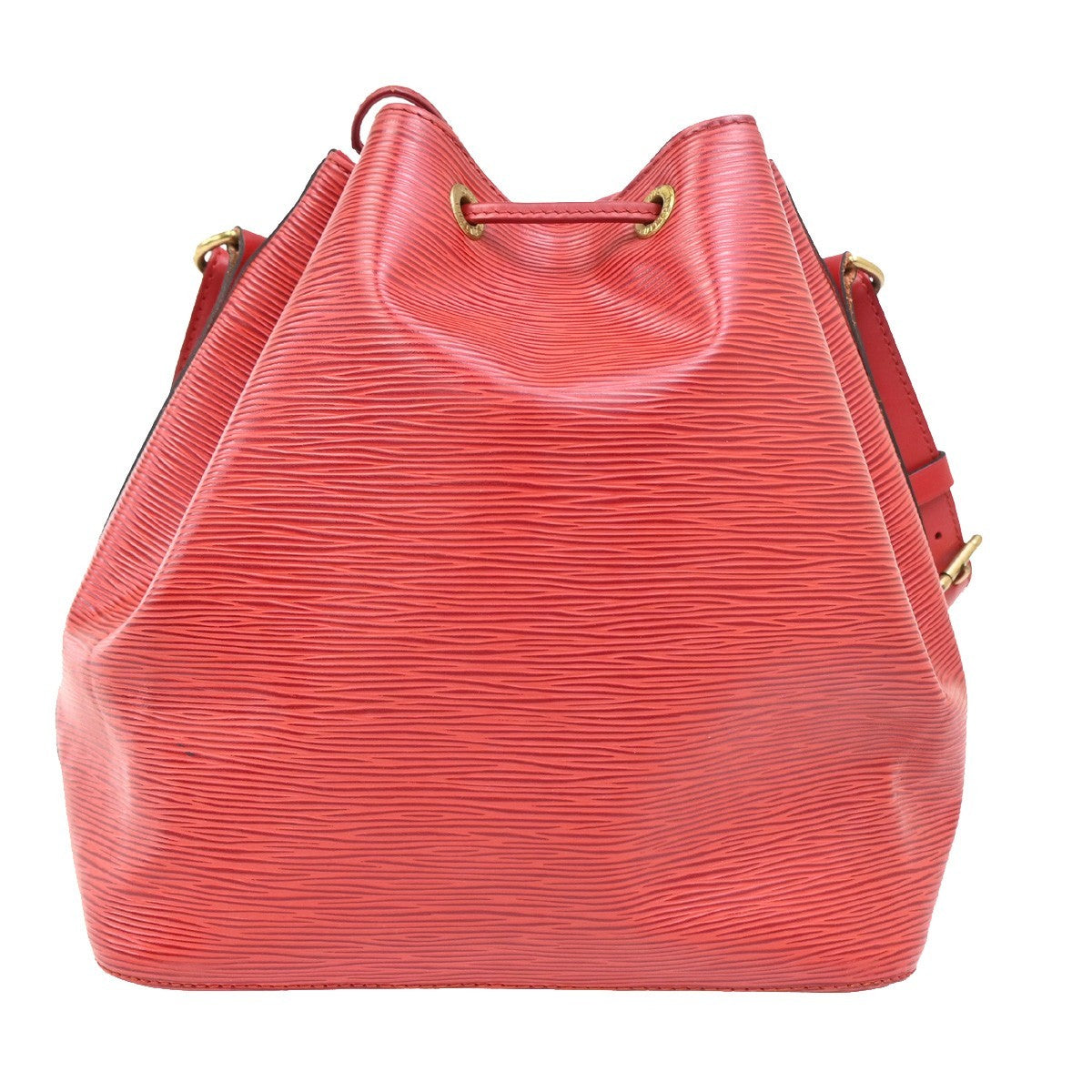 Louis Vuitton Noe Handbag Epi Leather, RED, LEATHER, Shoulder bag