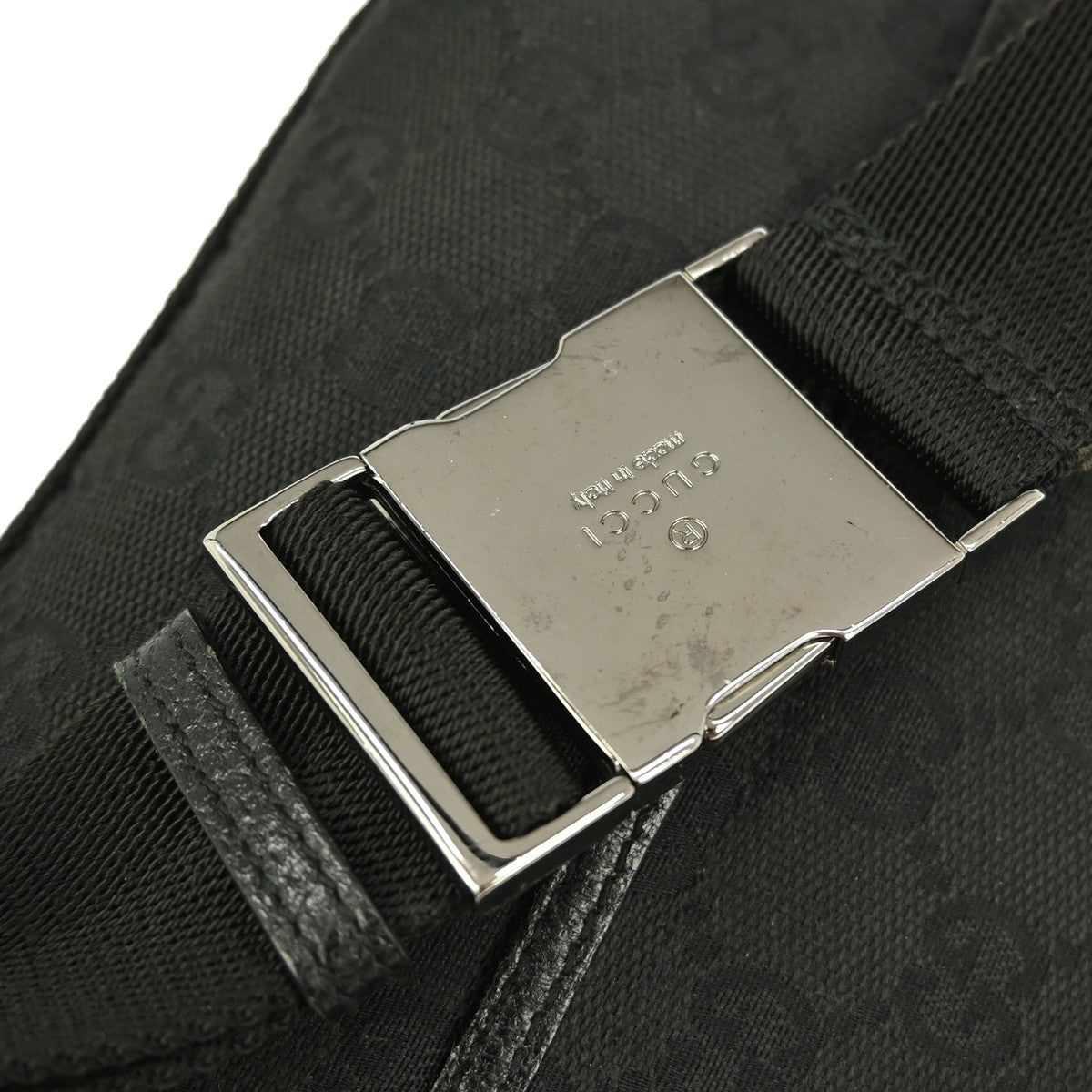 Gucci Vintage Jackie Waist Bag GG Canvas, BLACK, CANVAS, Clutche & pouche
