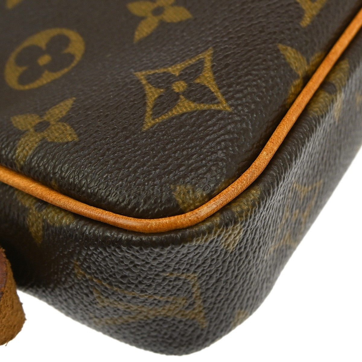 Louis Vuitton Pochette Marly Bandouliere Bag Monogram Canvas, BROWN, CANVAS, Clutche & pouche