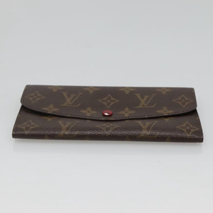 Louis Vuitton Emilie Wallet Monogram Canvas, Red, Canvas, Wallet